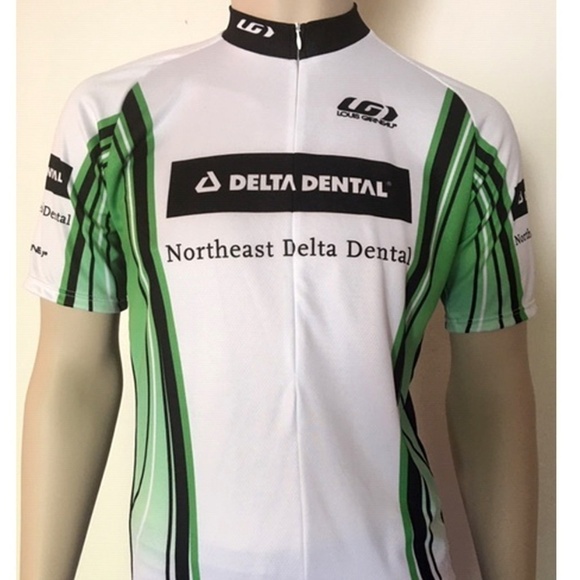 LOUIS Garneau Biking Cycling Racing Jersey Shirt Front Zip Short Sleeve NWT - Picture 2 of 7